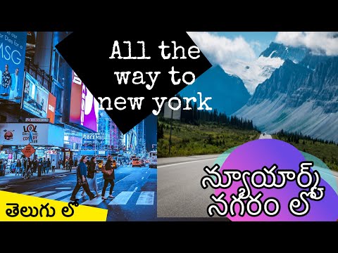 న్యూయార్క్ వె // All the way to new york // chintu's view