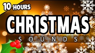 CHRISTMAS EVE SOUNDS - SNOW and SLEIGH BELLS ambience with carols - CHRISTMAS DAY SOUNDS
