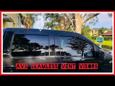 AVS Seamless Vent Visors Install and Review