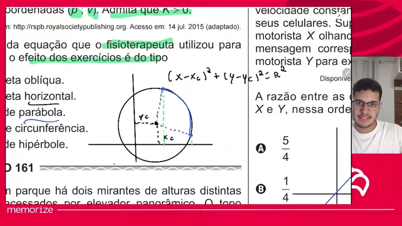 Resolução em Vídeo — Questão 162 ENEM 2017