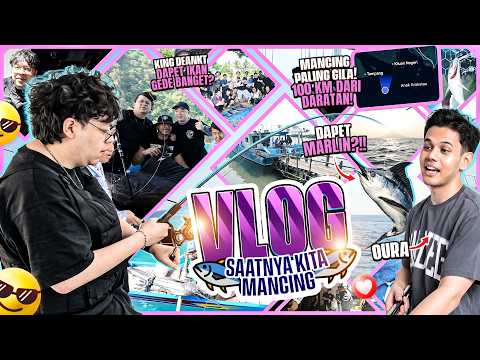 MANCING IKAN BLUE MARLIN DI GUNUNG KRAKATAU JAUH BANGET 100KM DARI PULAU JAWA ‼️|| DEANKT VLOG