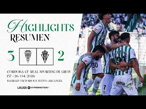 Club de Fútbol Córdoba 3-2 Real Sporting de Gijón
