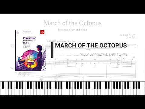 ABRSM G2 Percussion 2020 (A3) March of the Octopus (Piano accompaniment)