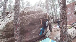 Video thumbnail of El roso, 6a+. Bezas