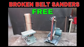 They Gave Up. Can We Fix Them?  Free Belt Sanders