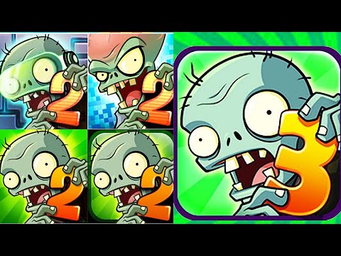 Plants vs Zombies 3, Plants vs Zombies 2 PAK Chaos in New Year, Plants vs Zombies 2 vs 植物大战僵尸2