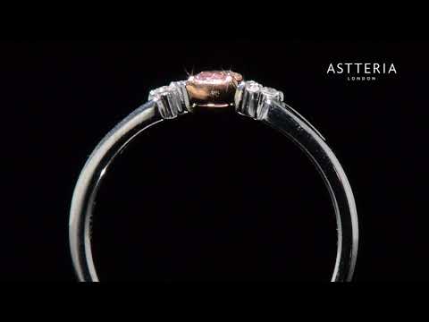 #JCRF05480979# 0.15CT PINK DIAMOND RING ASTTERIA