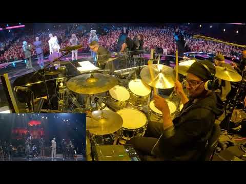 Nate Morton Drum Cam 74 - Grammy Premiere 2025 Show Opener, Bridge Over Troubled Water