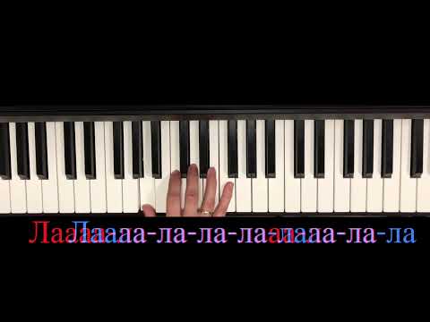 ПЕСЕНКА О МЕДВЕДЯХ (Где-то на белом свете) «караоке» с мелодией на фортепиано