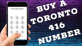 Buy a Toronto Area Code 416 Phone Number • Easy Porting • Calls and Texting 416-628-2929 BeeFound.ca