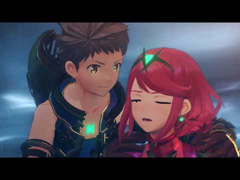 Saving Each other . Pyra, Rex, Nia, Dromarch (Japanese) Xenoblade Chronicels 2