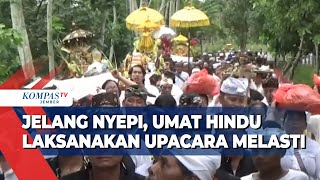 Download lagu Sakral! Umat Hindu Suku Tengger Gelar Upacara Melasti di Pantai Jelang Nyepi mp3