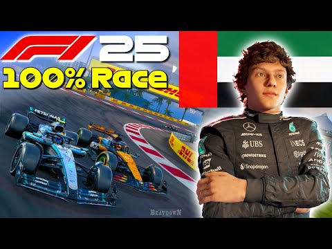 F1 25 - Let's Make Antonelli World Champion #24: 100% Race Abu Dhabi