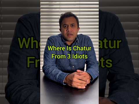 Where Is Chatur From 3 Idiots #shorts