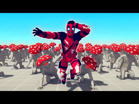 100x MUSHROOMS ZOMBIE vs EVERY BOSS | TABS - Totally Accurate Battle Simulator