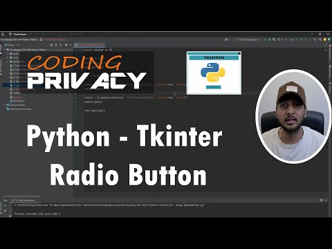 13 Using Radio Button In Tkinter Python