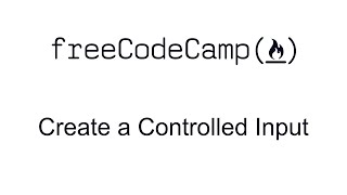 Create a Controlled Input