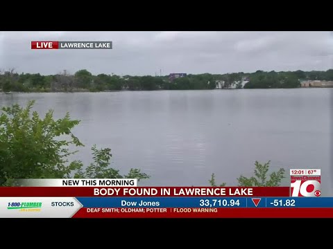 VIDEO: Amarillo police recover body from Lawrence Lake today