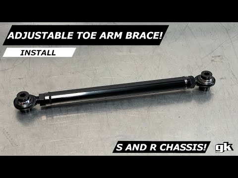 Gktech 240sx Skyline Rear Toe Arm Brace - Install
