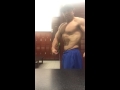 Edgar Felton NPC Bodybuilder posing practice 5 months away