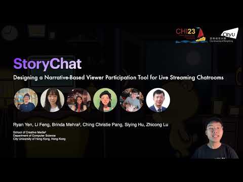 Thumbnail for 'StoryChat: Designing a Narrative-Based Viewer Participation Tool for Live Streaming Chatrooms'