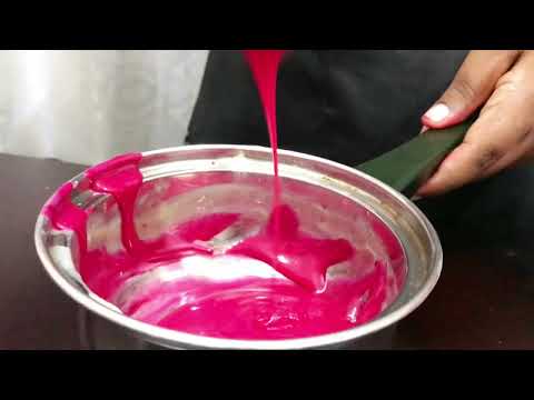 How do make birthday cake with artificial flowers and chocolate drip