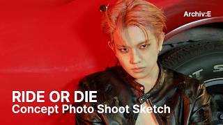 Download lagu EVAN (에반) ‘RIDE OR DIE’ Concept Photo Shoot Sketch | Archiv:E mp3