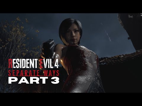 SEPARATE WAYS DLC (RE4 REMAKE) Walkthrough Gameplay Part 3 (JP/ENG) - Chapter 3 (FULL GAME)
