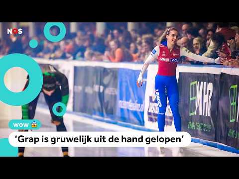 Jongens tegen de meiden: Beune verslaat De Boo in bijzonder schaatsduel