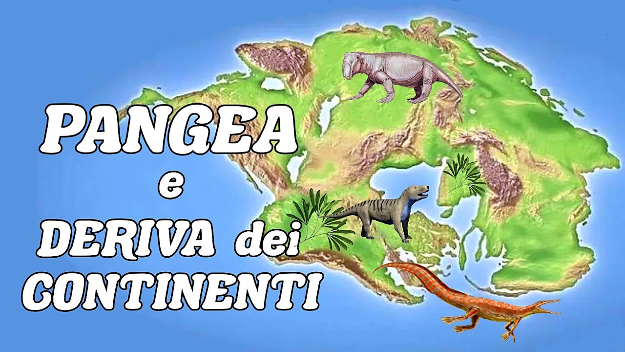 🌎🌿 LA PANGEA  e LA DERIVA DEI CONTINENTI 👨‍🔬🦕 Alfred Wegener e La Tettonica a Placche (o Zolle)