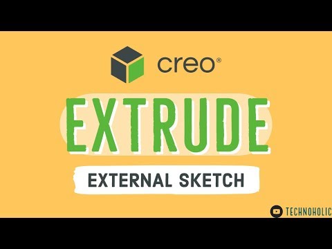creo parametric 6.0 tutorial | Creo Extrude
