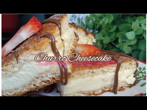 Churro Cheesecake/Postre fácil y rico