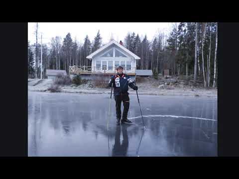 Skridskoåkning runt Sandviken