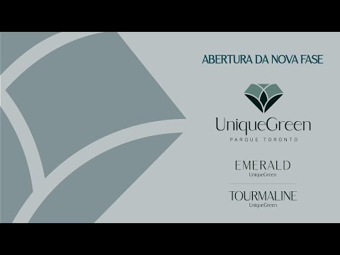 Unique Green Parque Toronto – Um refúgio em meio à cidade | Sucesso de vendas - Aguarde nova fase