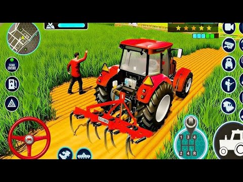 Modern Farm Tractor Driving Games - Farming Tractor Games 3D - Android Gameplay