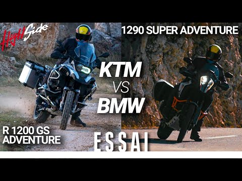 ESSAI : BMW R 1200 GS Adventure VS KTM 1290 Super Adventure R
