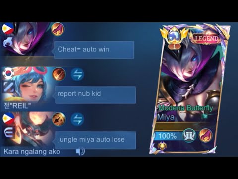 CHEAT PRANK USING JUNGLE MIYA IN MYTHICAL GLORY!!💀 BEST SAVAGE BUILD EVER🔥