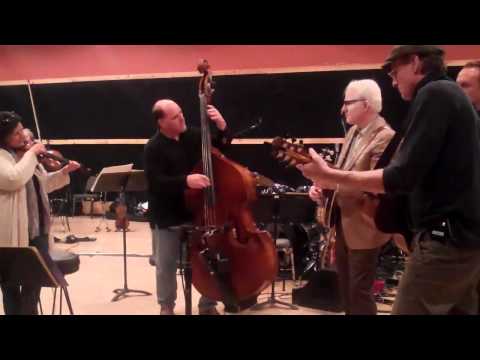 James Taylor, Steve Martin, and Andrea Zonn:  Rehearsals for James Taylor at Carnegie Hall