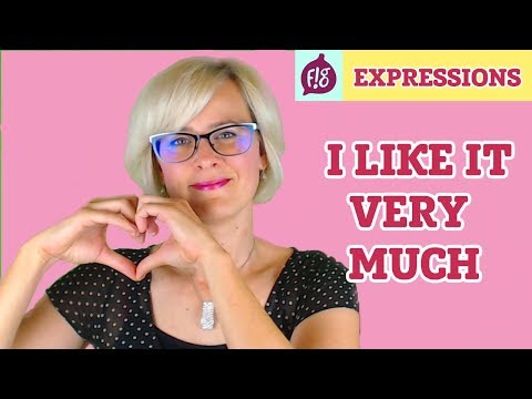 1 perc angol - I like it very much