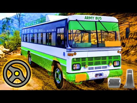 Army Bus Driver Game - Offroad Bus Driving Simulator | Android Gameplay