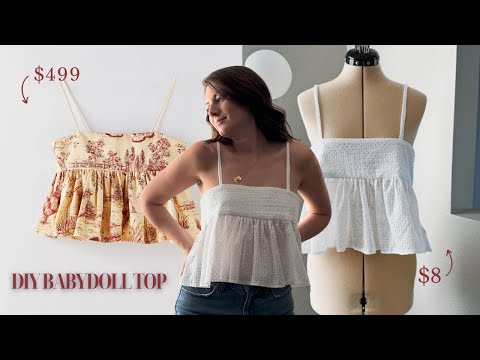 DIY BABYDOLL TOP | Urban Outfitters x Tessa Fay Inspired Top