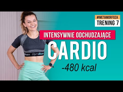 Trening 7: Intensywne CARDIO 🔥 Wyzwanie METAMORFOZA 🔥  Monika Kołakowska
