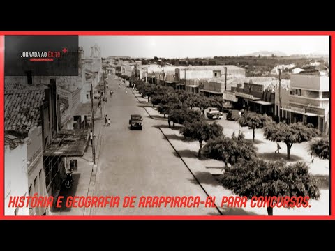 História e geografia de Arapiraca-AL para concursos.
