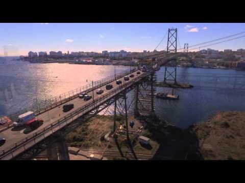 Some impressive aerial drone footage of the Big Lift.