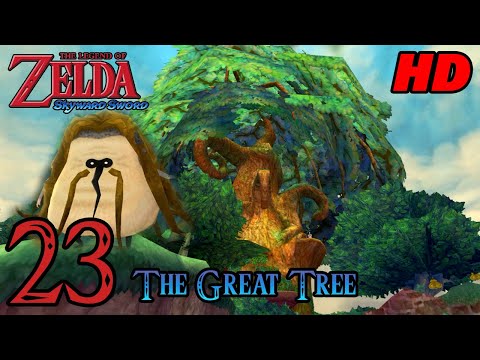 Zelda Skyward Sword HD 60FPS 100% Walkthrough - Part 23 - The Great Tree | Kikwi Hermit