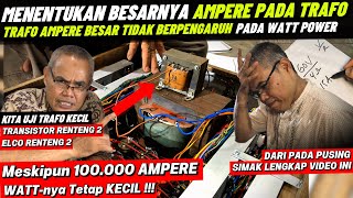 Download lagu TRAFO AMPERE BESAR TIDAK MENAMBAH WATT ‼️|| Ampere PSU Terhadap Daya Watt | Merakit Power Daya Besar mp3