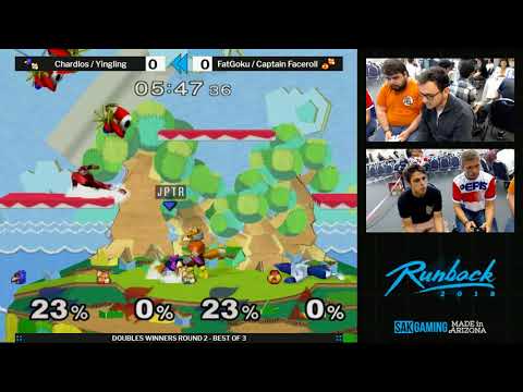 Runback 2018 Doubles WR2 - Chardlos/Yingling (Blue) vs FatGoku/Captain Faceroll (Red)