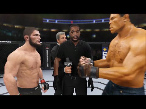 Khabib vs. Yellow Hulk - EA Sports UFC 4 - Champion Fight 🦅