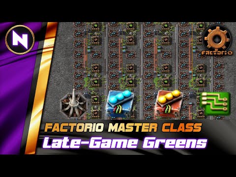 Late-Game ELECTRONIC CIRCUITS  with Beacons/Modules | Factorio Tutorial/Guide/How-to