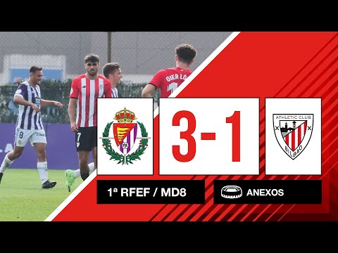 Imagen de portada del video ⚽ Resumen I 8. J – 1ª RFEF I Valladolid Promesas 3-1 Bilbao Athletic I Laburpena